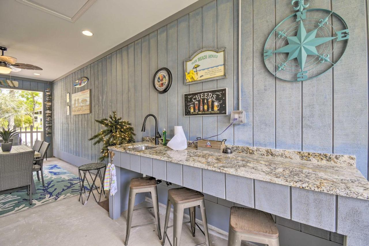 Ocean Isle Beach Home With Shared Lanai And Grill Exteriör bild